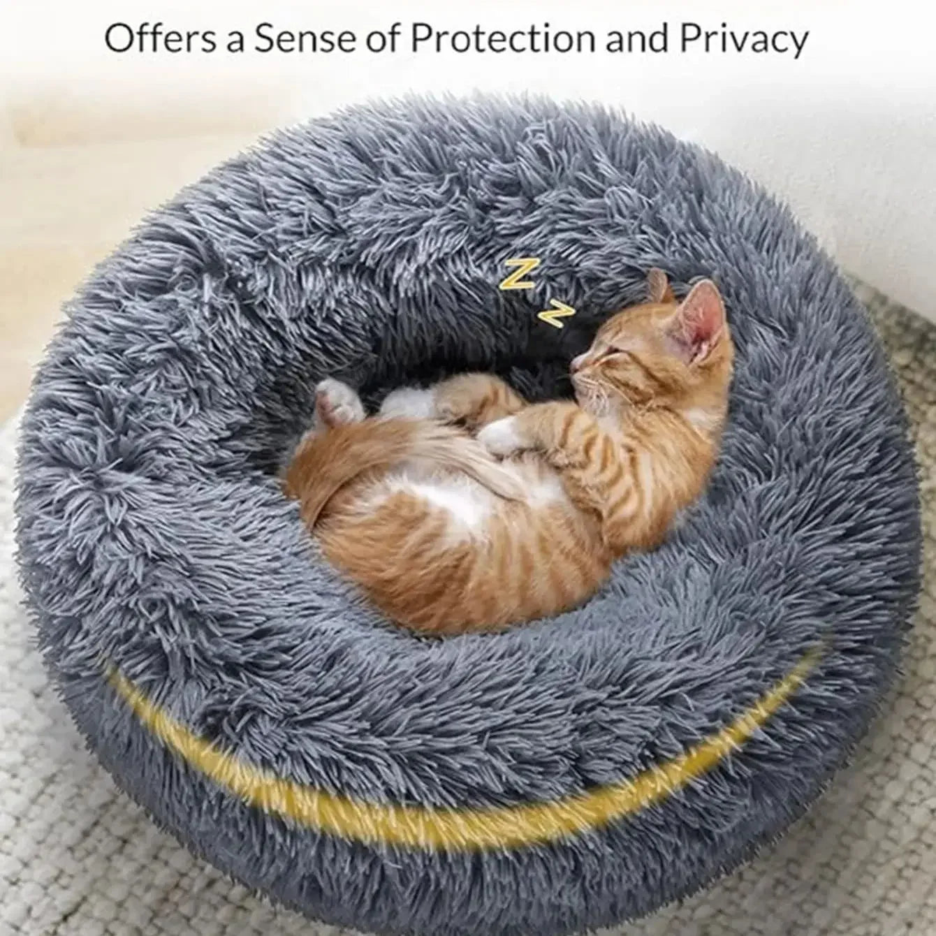 Super Soft Round Plush Pet Bed