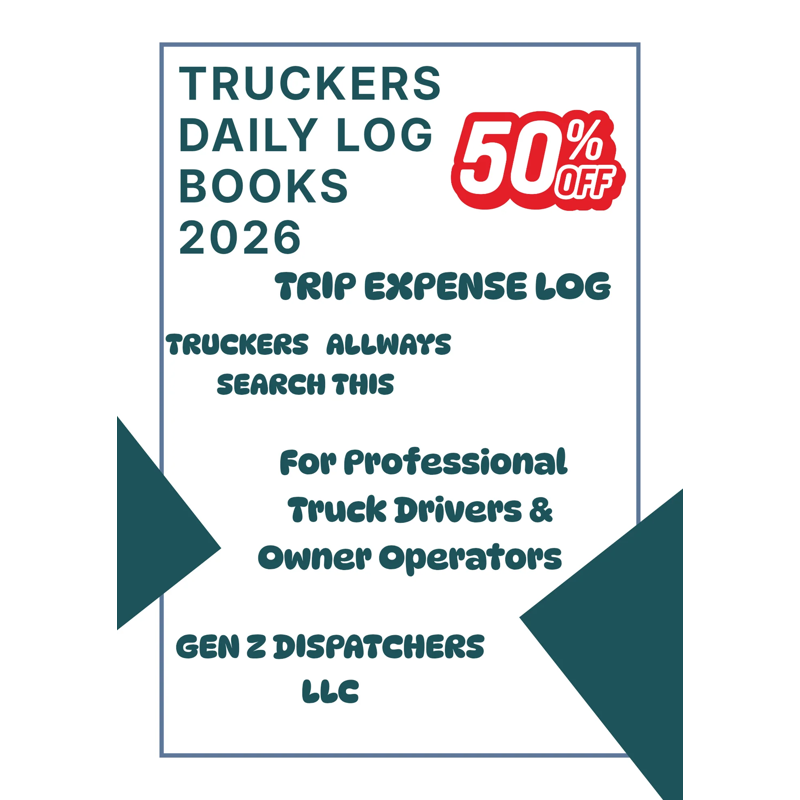 2026 Digital DOT Trucker Log Book PDF